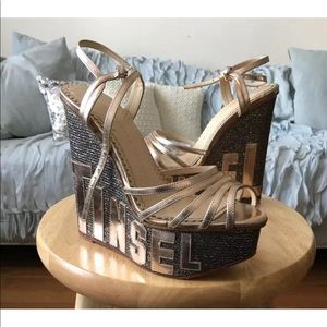 Charlotte Olympia 'Tinseltown' Platform Wedges 5
